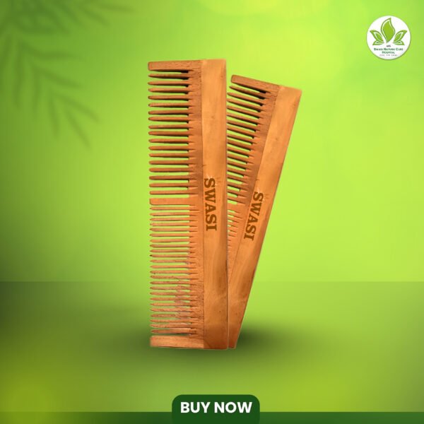 Neem Wood Lily Comb